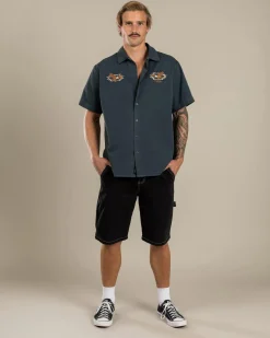 Thrills 1st Grade Service Short Sleeve Shirt Petrol Outlet