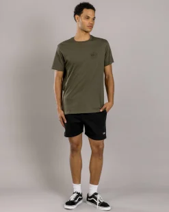 Unit Stack Track Shorts Black Discount