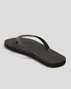 Billabong Stacked Thongs Dark Brown Discount