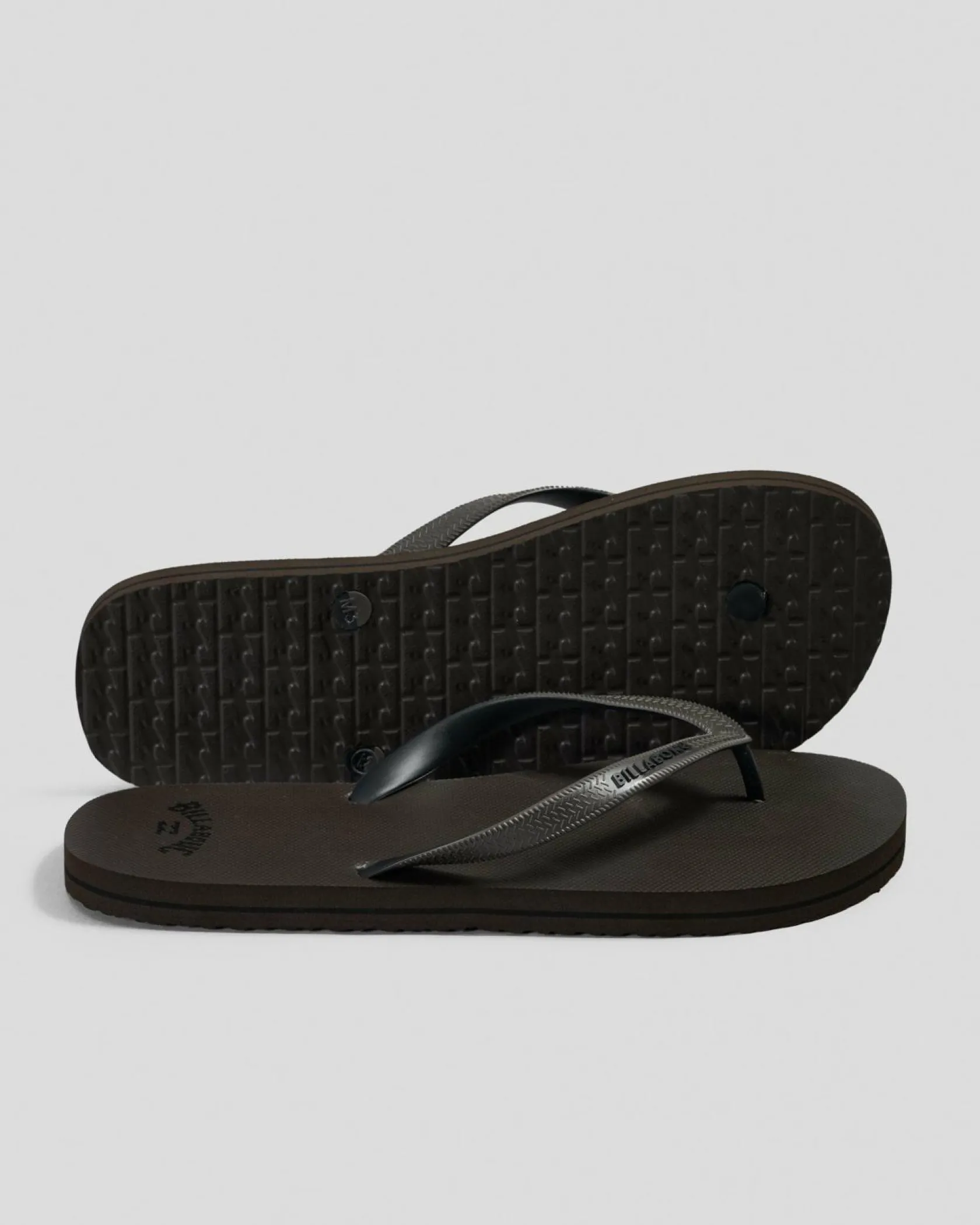 Billabong Stacked Thongs Dark Brown Discount