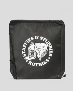 Frothies Staffies & Stubbies Eco Bag Black Hot