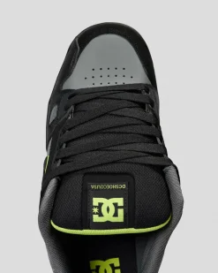 DC Shoes Stag Shoes Black/lime Clearance