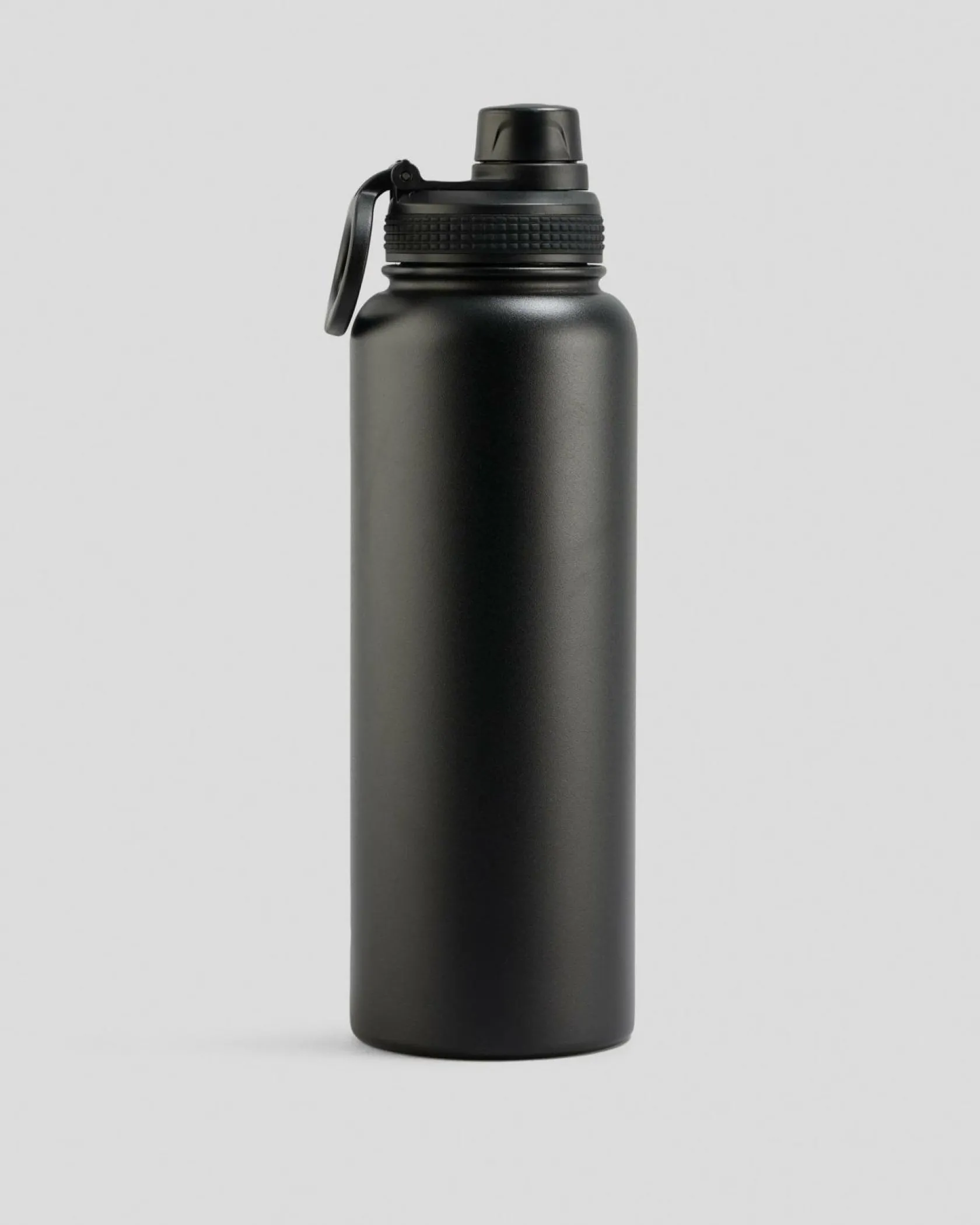 Oasis Stainless Steel 1.1L Challenger Drink Bottle Black New