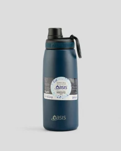 Oasis Stainless Steel 780ml Sports Drink Bottle Navy Clearance