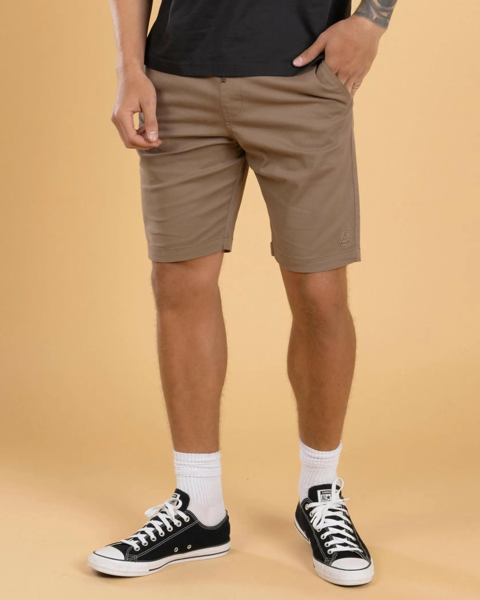 Lucid Stand Walk Shorts Dark Sand