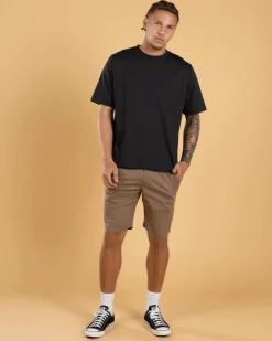 Lucid Stand Walk Shorts Dark Sand