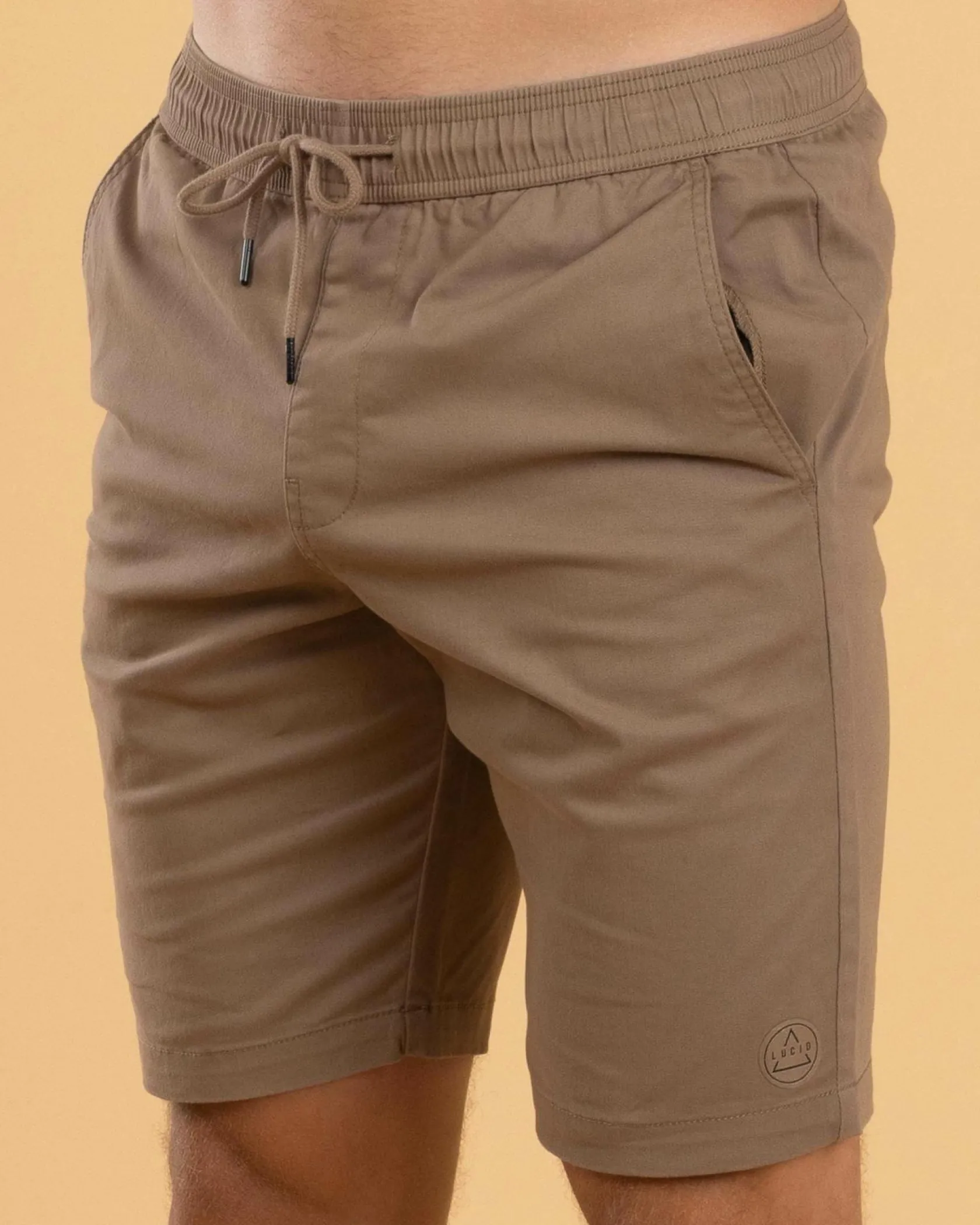 Lucid Stand Walk Shorts Dark Sand