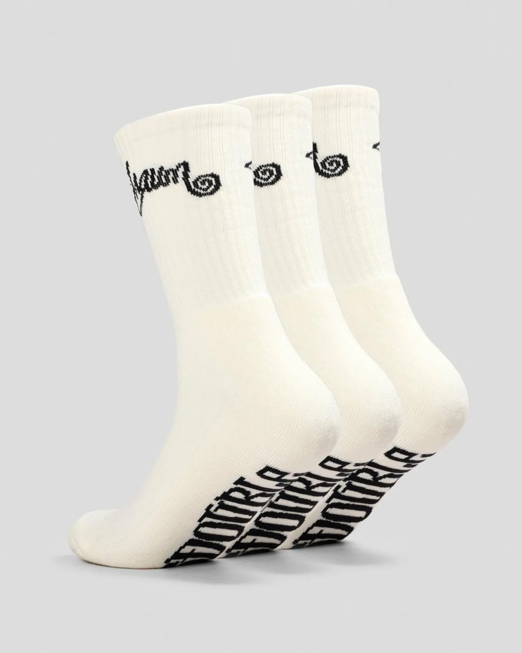 S-Double Standard Shawn Socks 3 Pack White