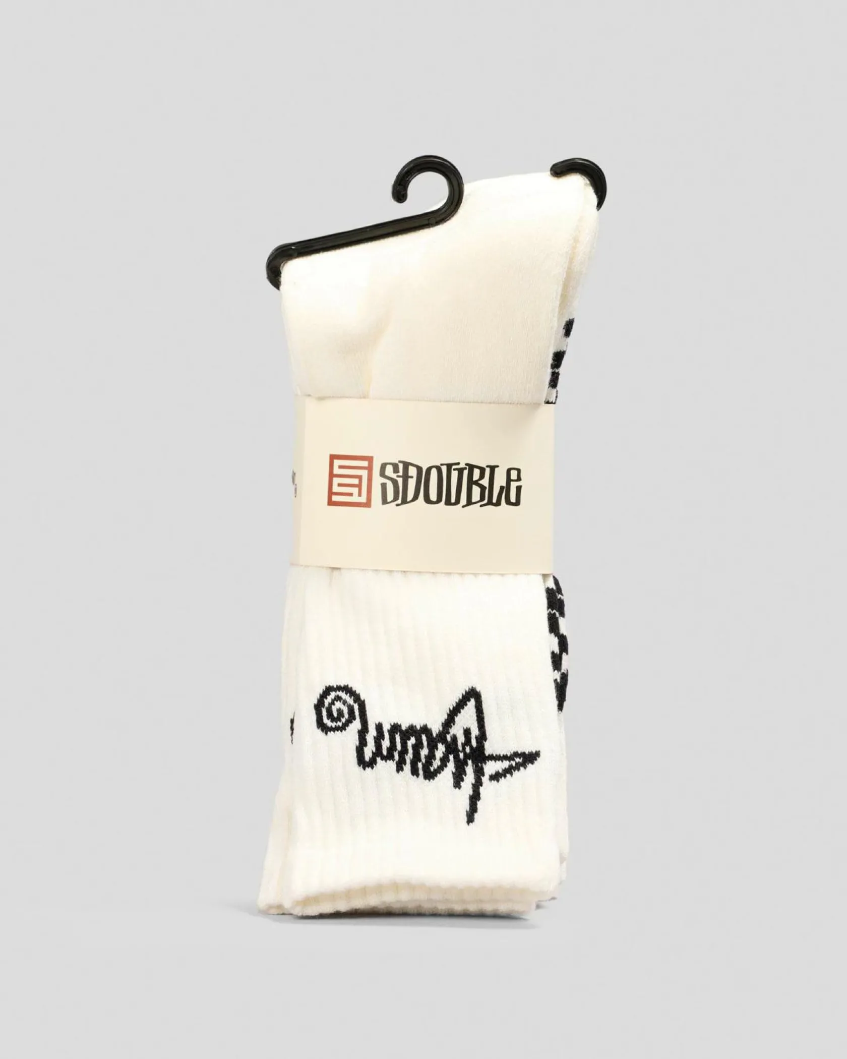 S-Double Standard Shawn Socks 3 Pack White