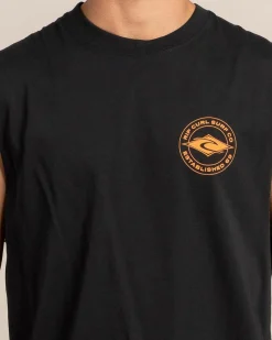 Rip Curl Staple Muscle Tank Black Discount