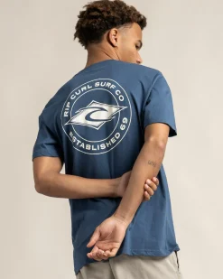 Rip Curl Staple T-Shirt Light Navy Online