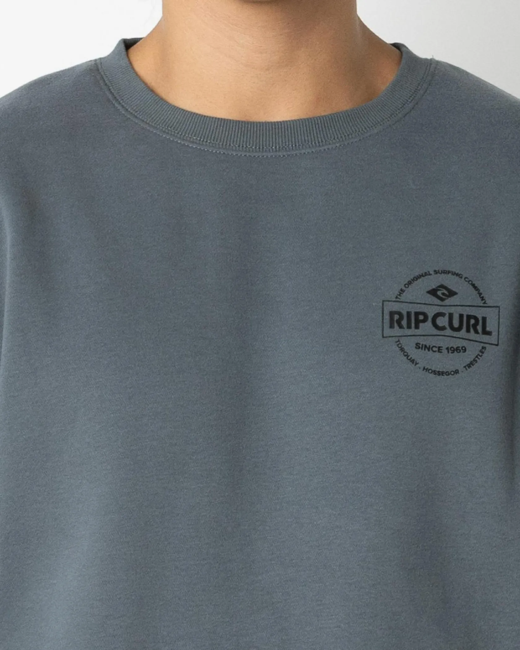 Rip Curl Stapler Crew Sweatshirt Pine Night Outlet