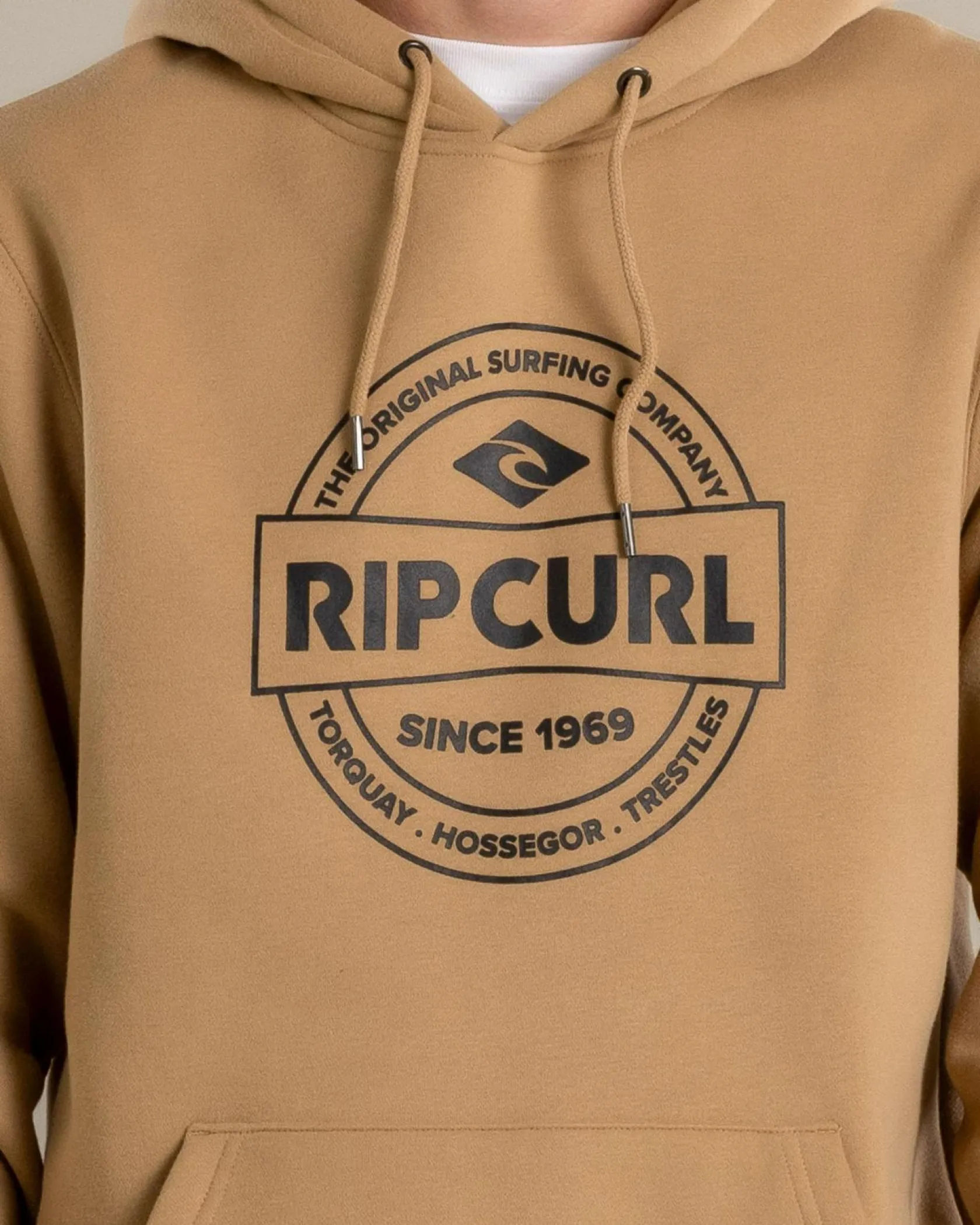 Rip Curl Stapler Hoodie Khaki Discount