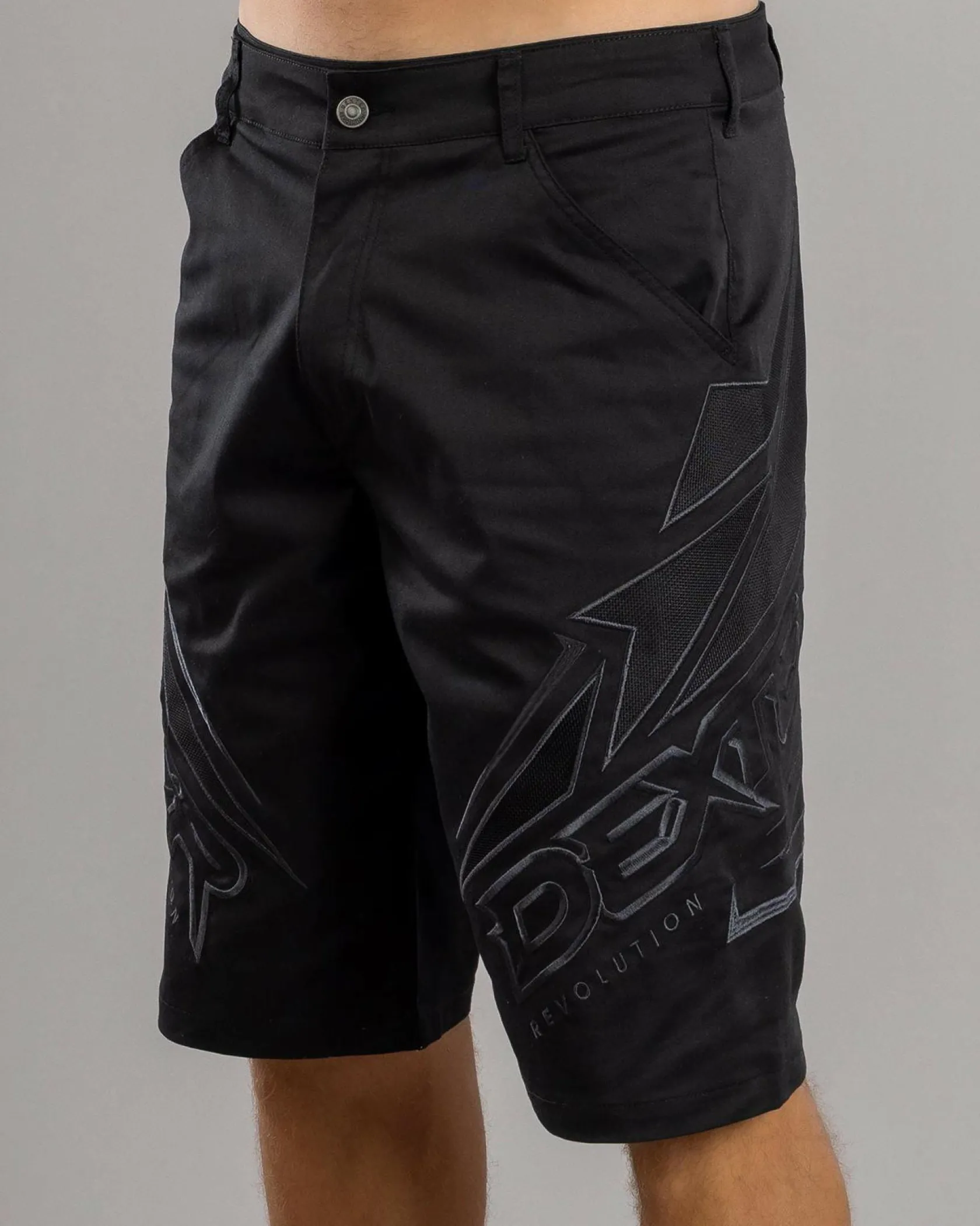 Dexter Statement Walk Shorts Black Discount