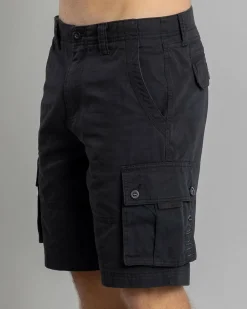 Lucid Stationed Walk Shorts Washed Asphalt Online