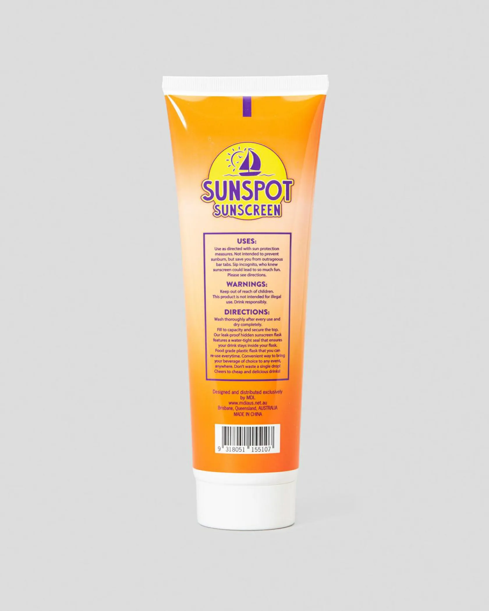 MDI Stealth Sunscreen Flask Multi New