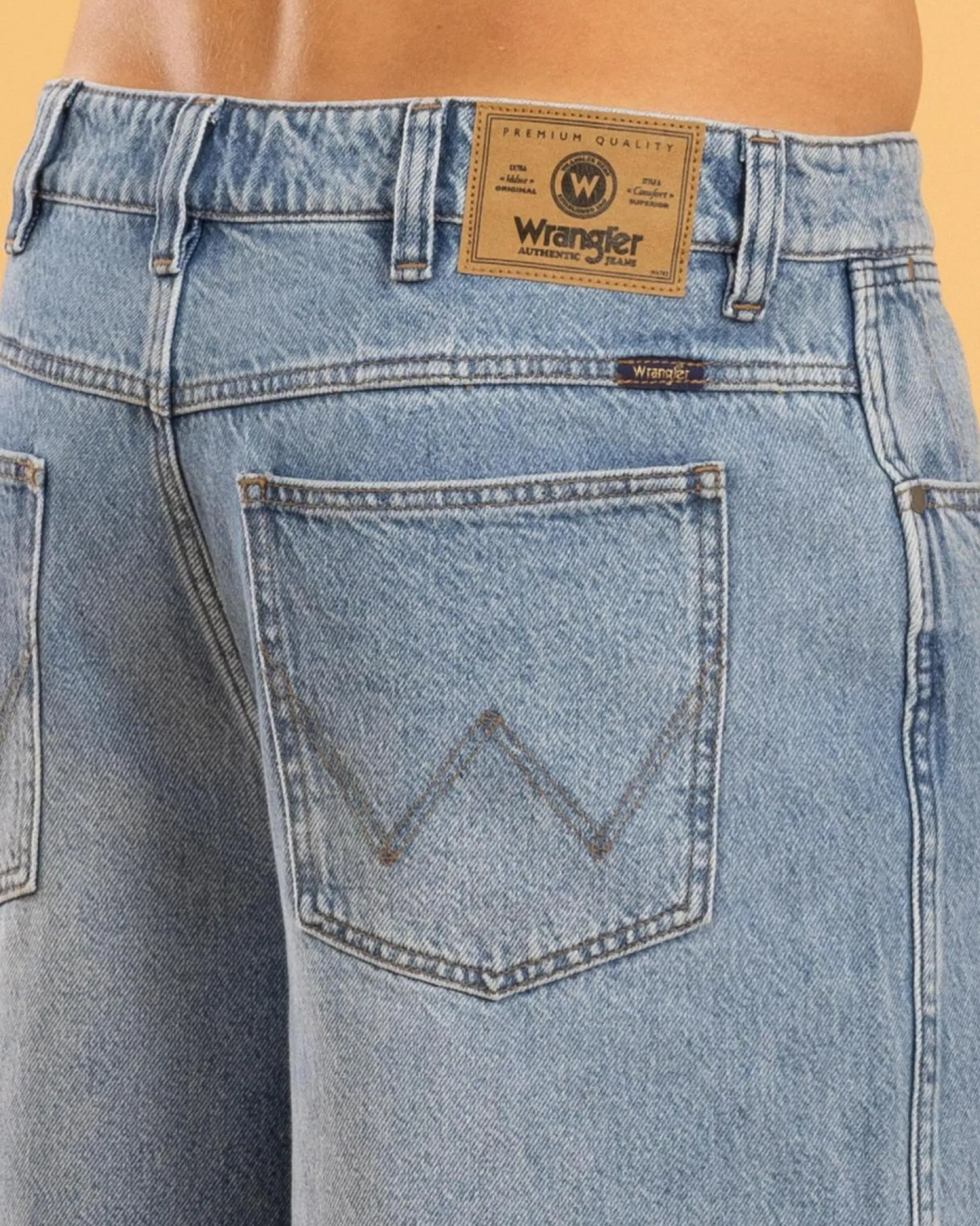 Wrangler Steezy Baggy Shorts Utah Blues