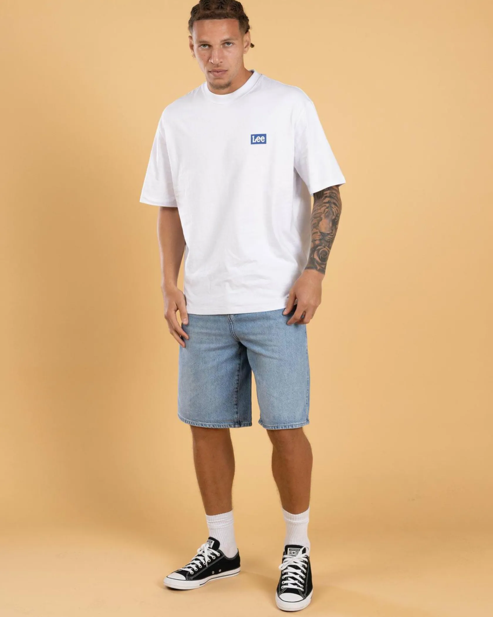 Wrangler Steezy Baggy Shorts Utah Blues