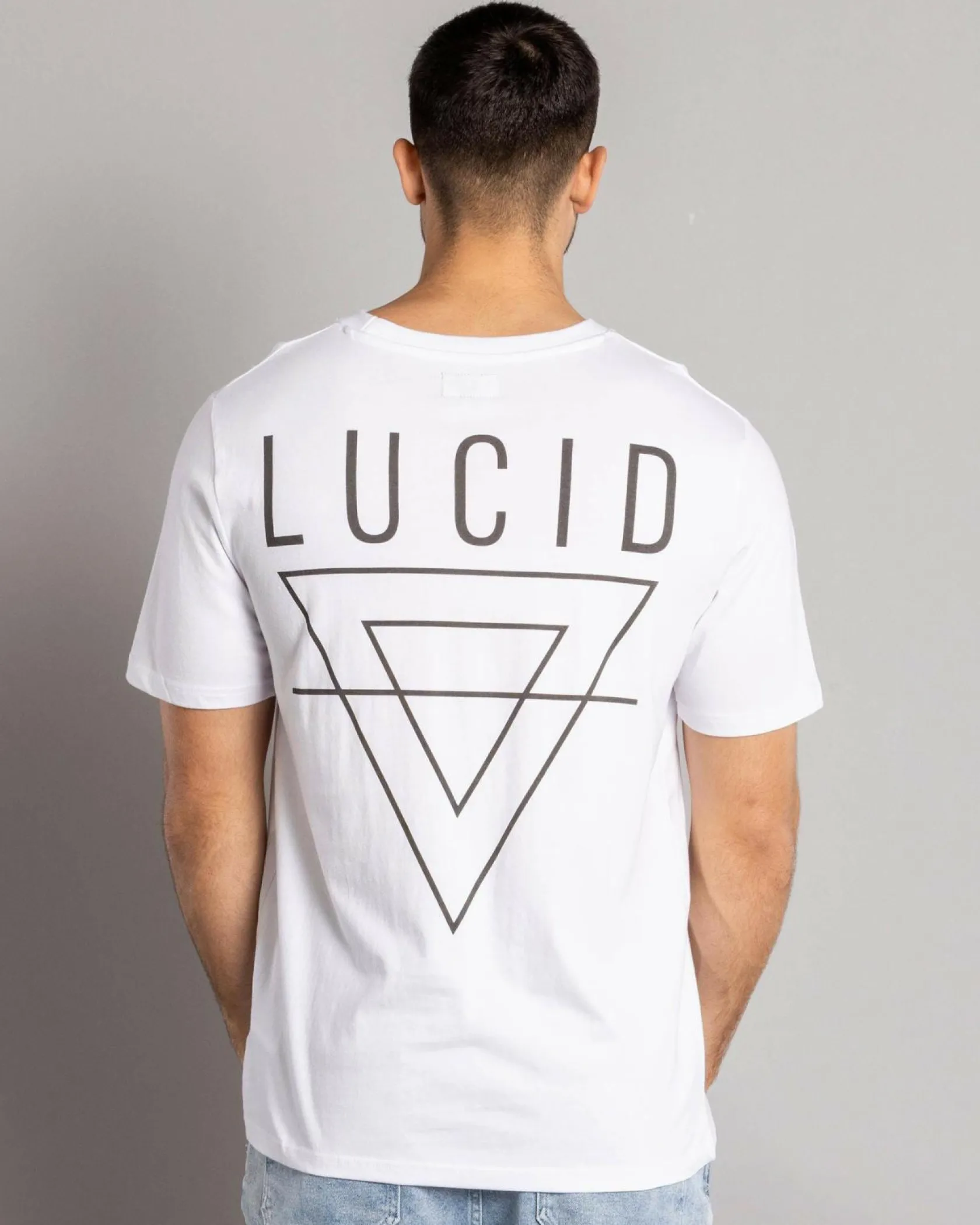Lucid Stenciled T-Shirt White Online