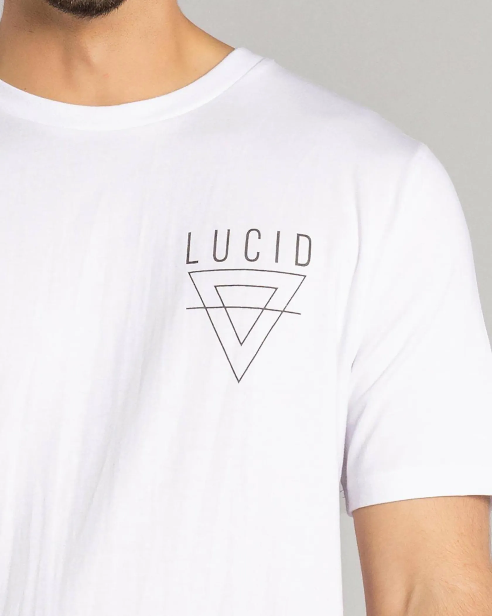 Lucid Stenciled T-Shirt White Online