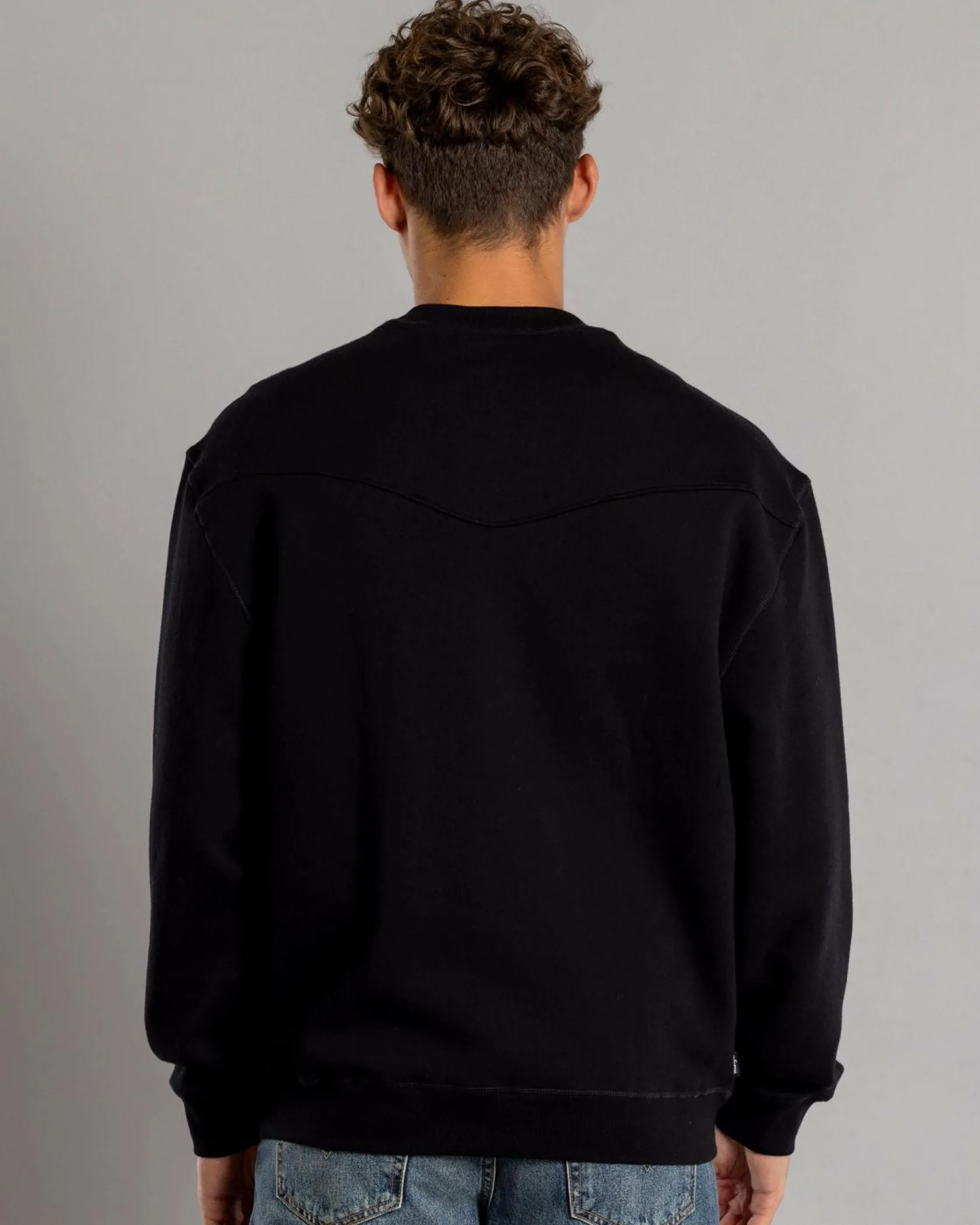 Wrangler Stinger Slouch Sweatshirt Black Outlet