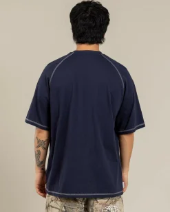 Rusty Stone Cold T-Shirt Navy Blue Sale