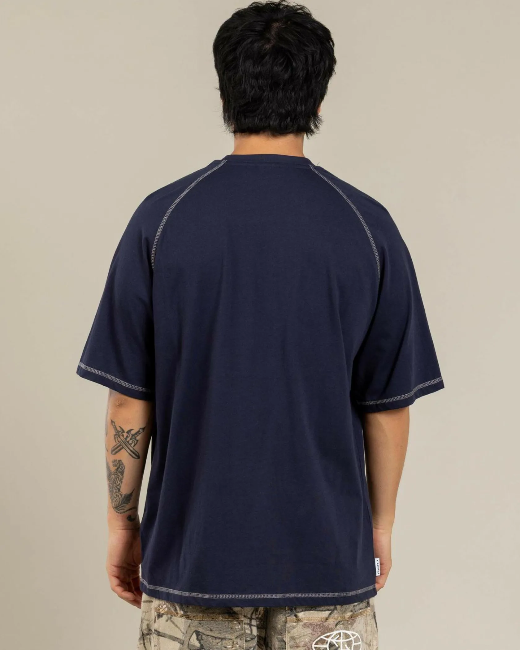 Rusty Stone Cold T-Shirt Navy Blue Sale