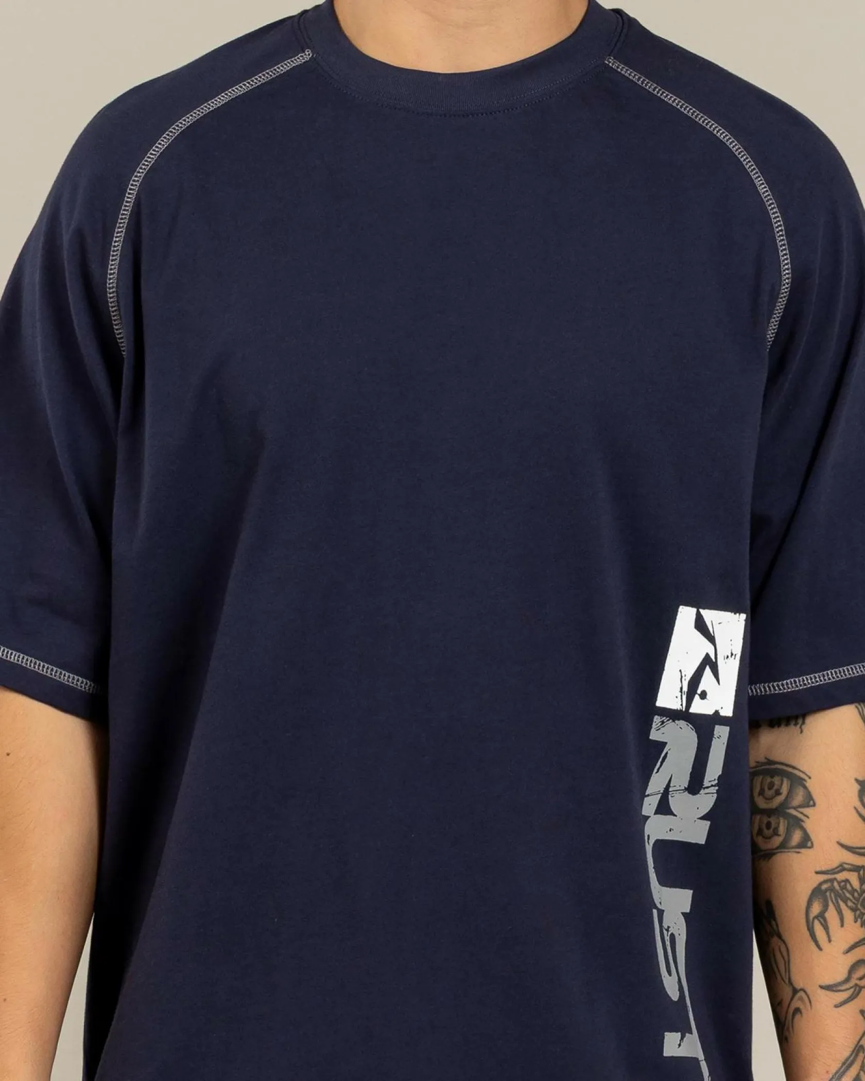 Rusty Stone Cold T-Shirt Navy Blue Sale