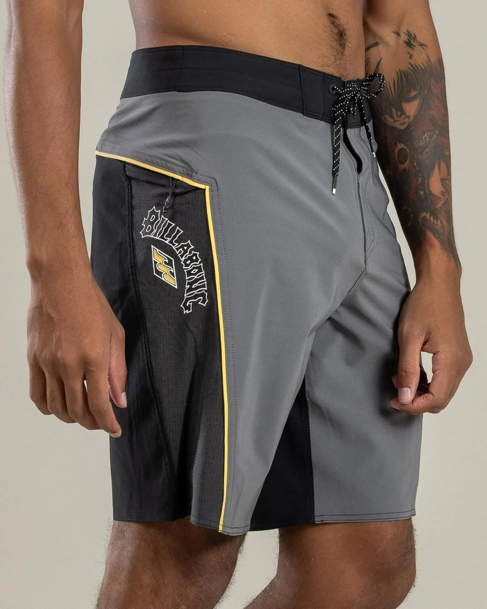 Billabong Straddie Pro Board Shorts Pewter