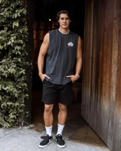 The Mad Hueys Stranded Chino Shorts Black
