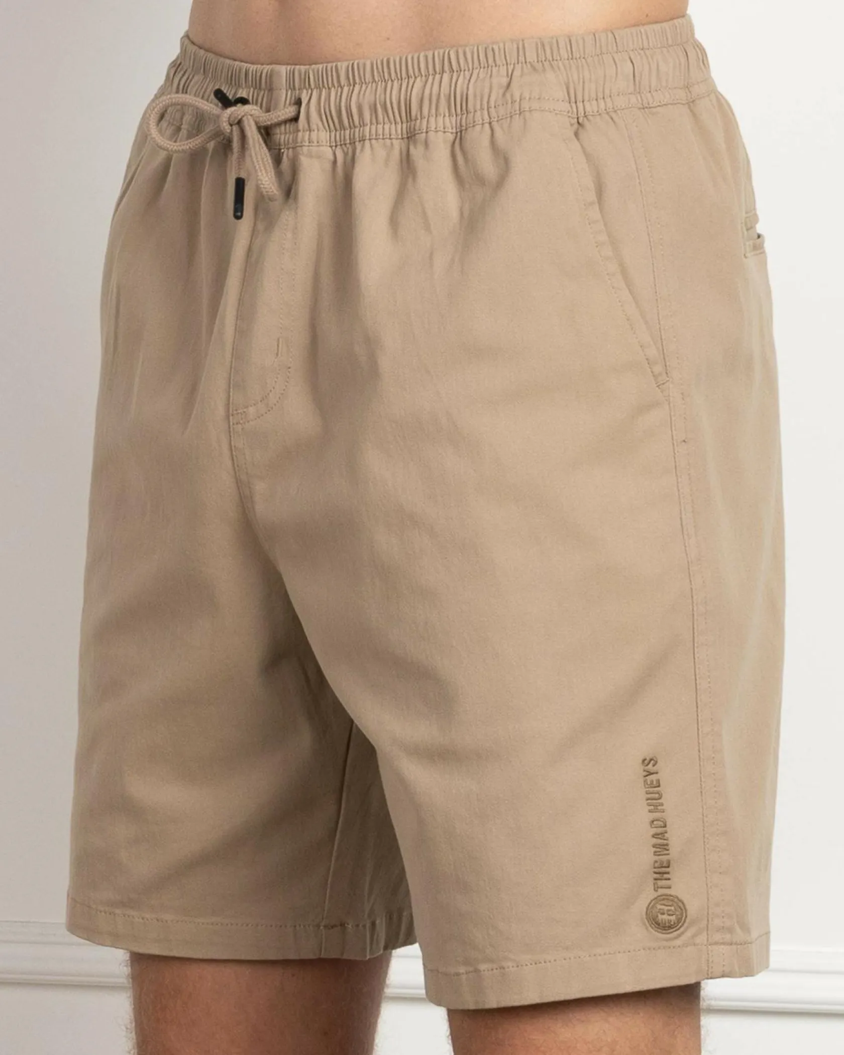 The Mad Hueys Stranded Chino Shorts Taupe Sale