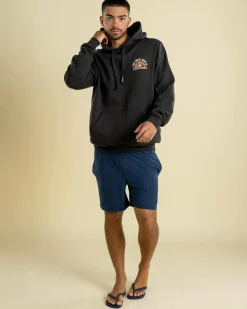 The Mad Hueys Stranded Cookedaburra Heavy Hoodie Vintage Black Online
