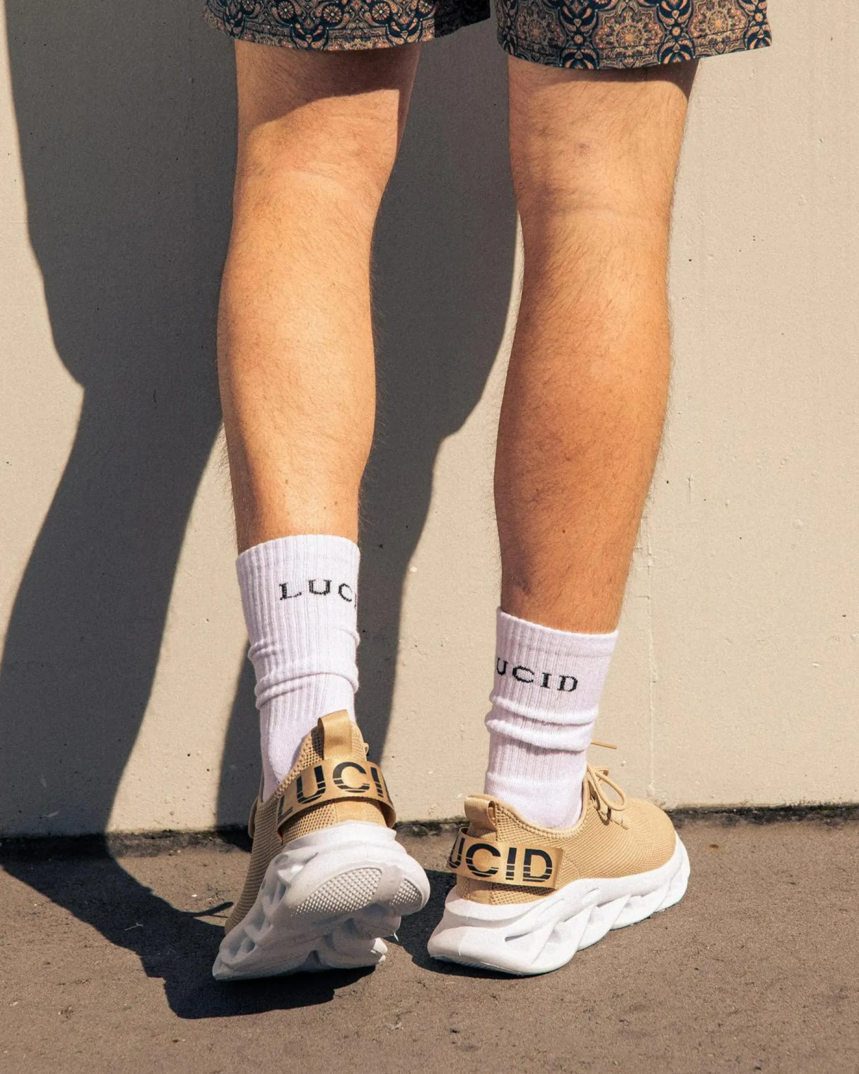 Lucid Stratford Shoes Sand/white