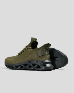 Lucid Stratford Shoes Dark Olive/black Clearance