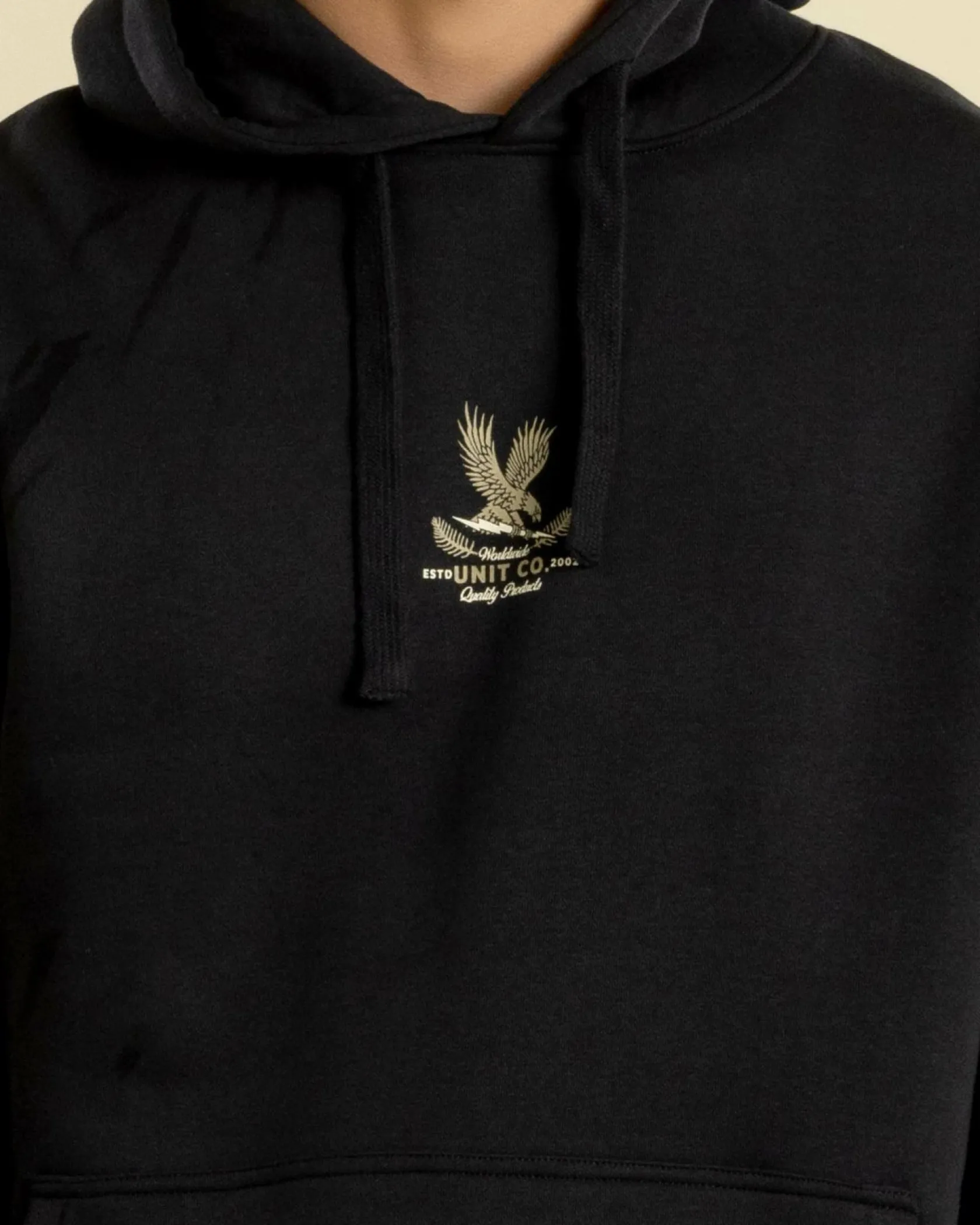 Unit Striker Hoodie Black