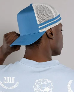 Flexfit Stripe Cap Blue Steel/silver Outlet