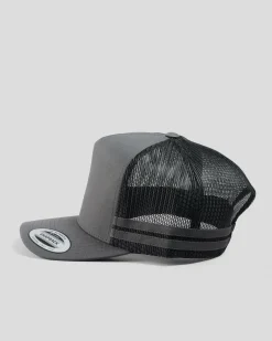 Flexfit Stripe Cap Charcoal/black Online
