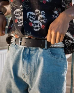 Miscellaneous Studded Belt Black Hot