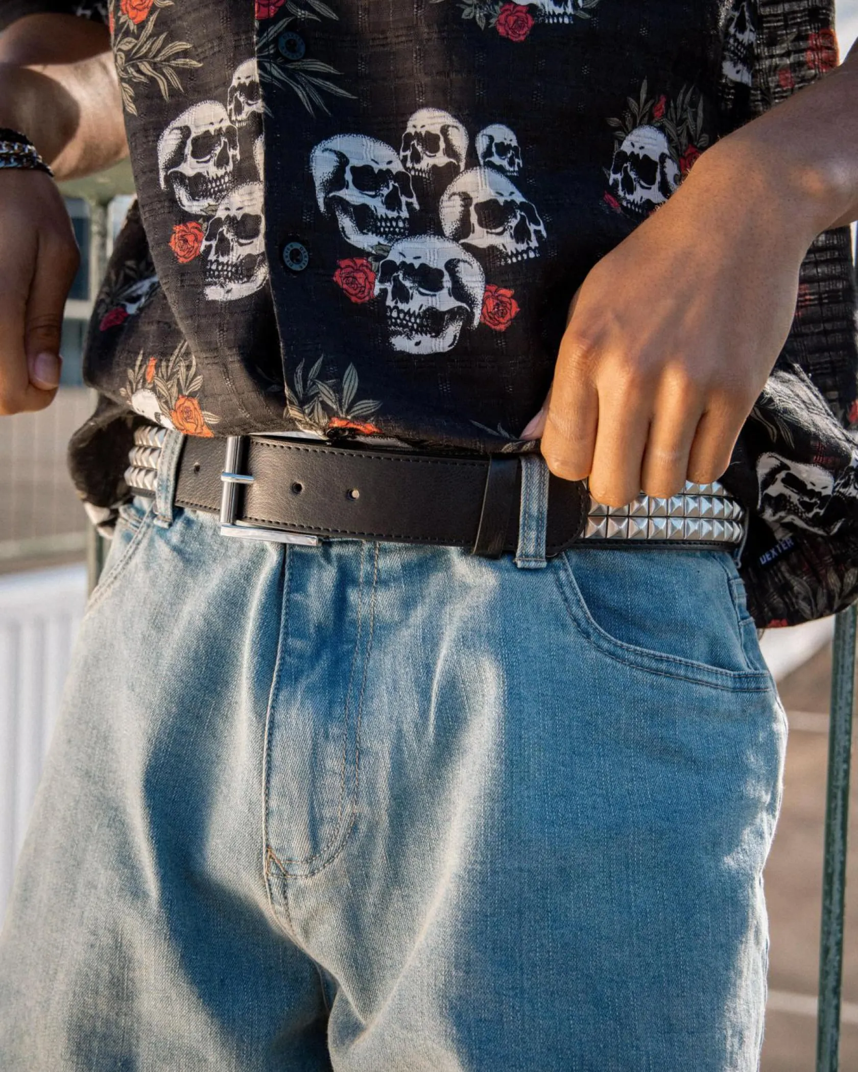 Miscellaneous Studded Belt Black Hot