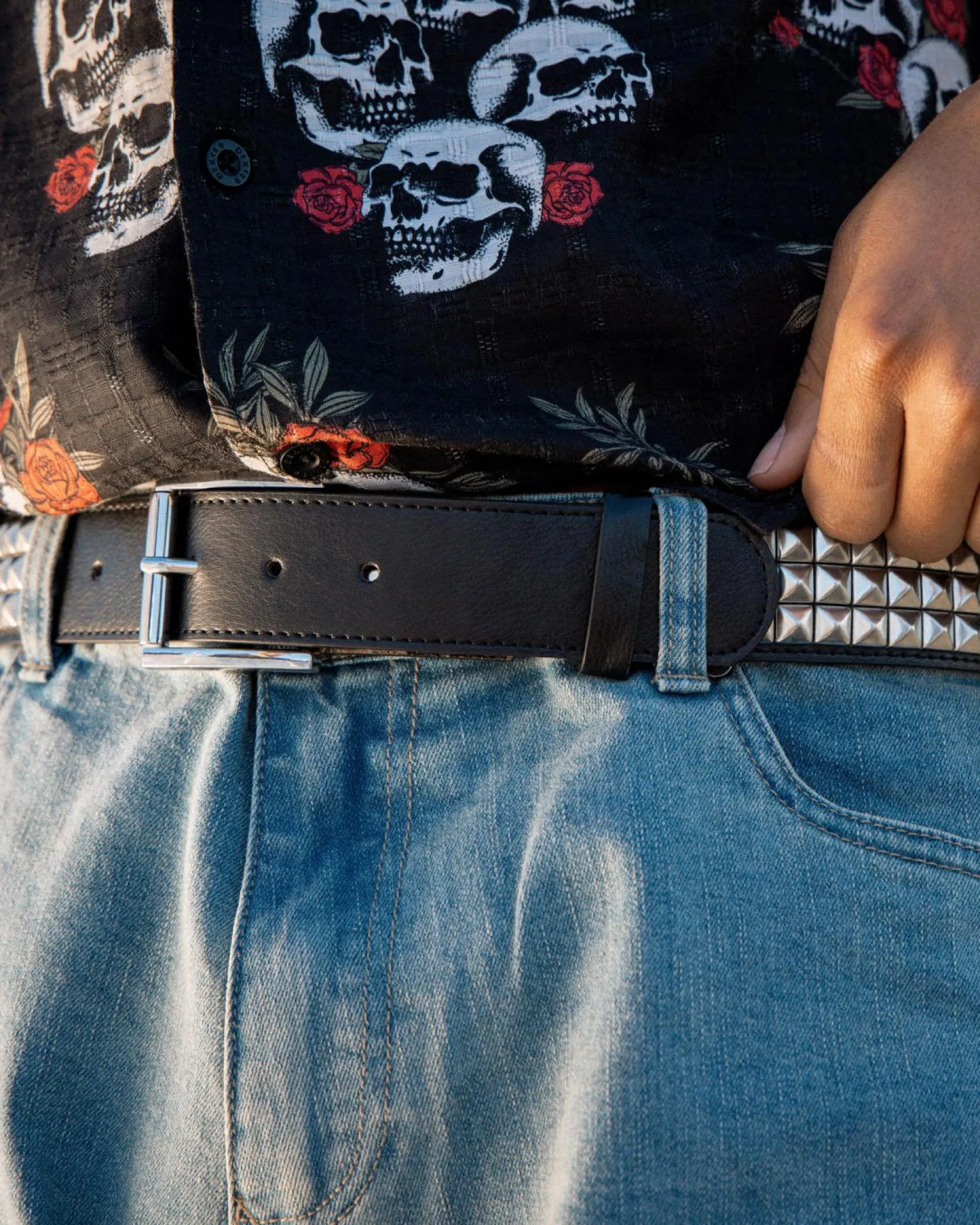 Miscellaneous Studded Belt Black Hot