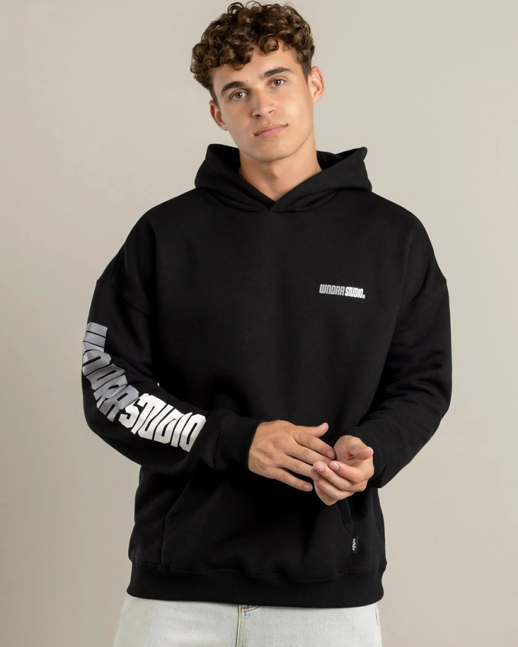 Wndrr Studio Hoodie Black Discount