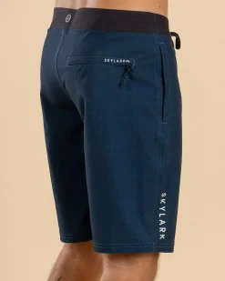 Skylark Substrate Board Shorts Navy Discount