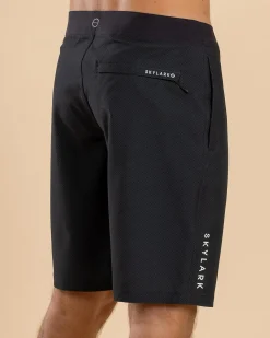Skylark Substrate Board Shorts Black Best