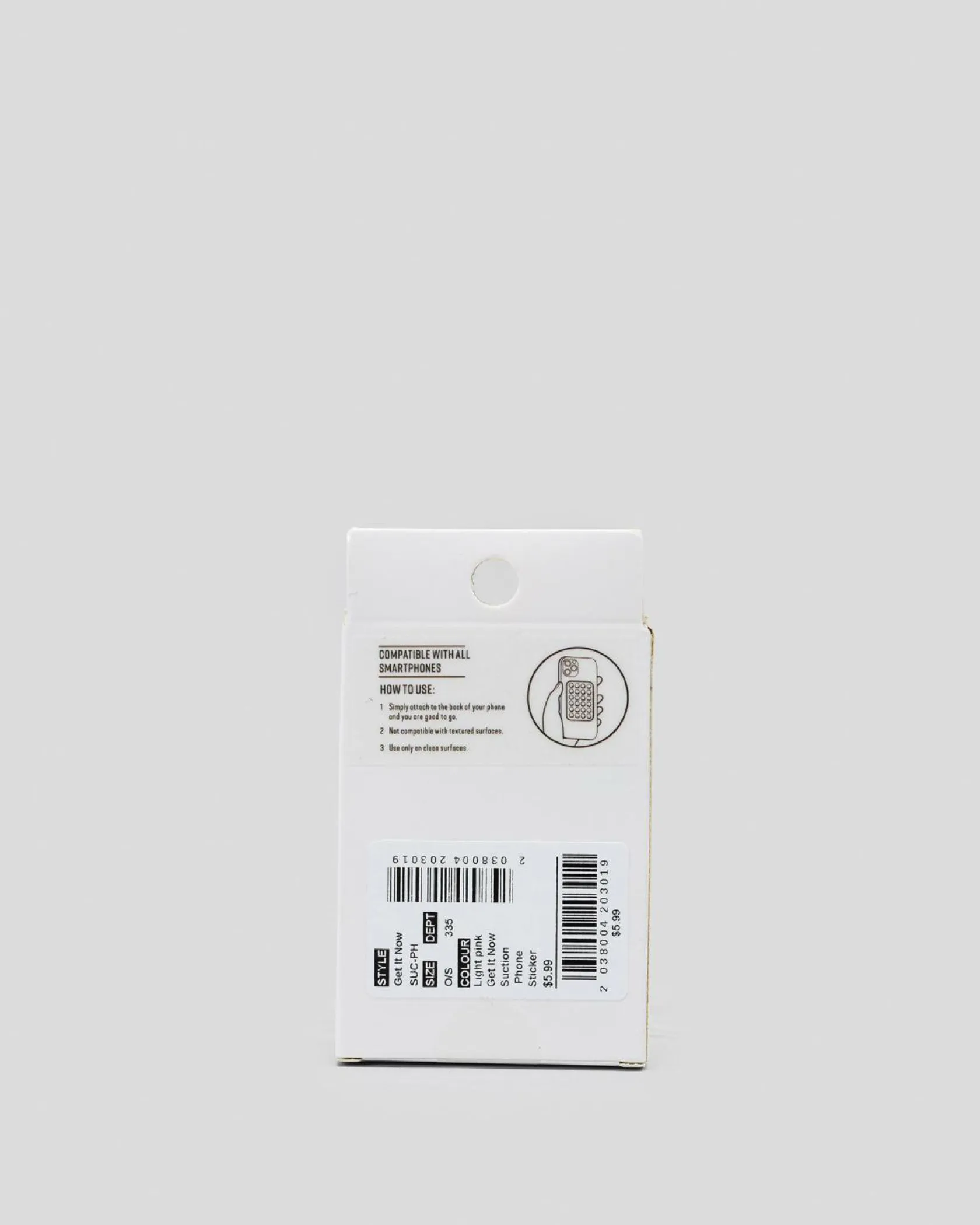 Get It Now Suction Phone Sticker Light Pink Online