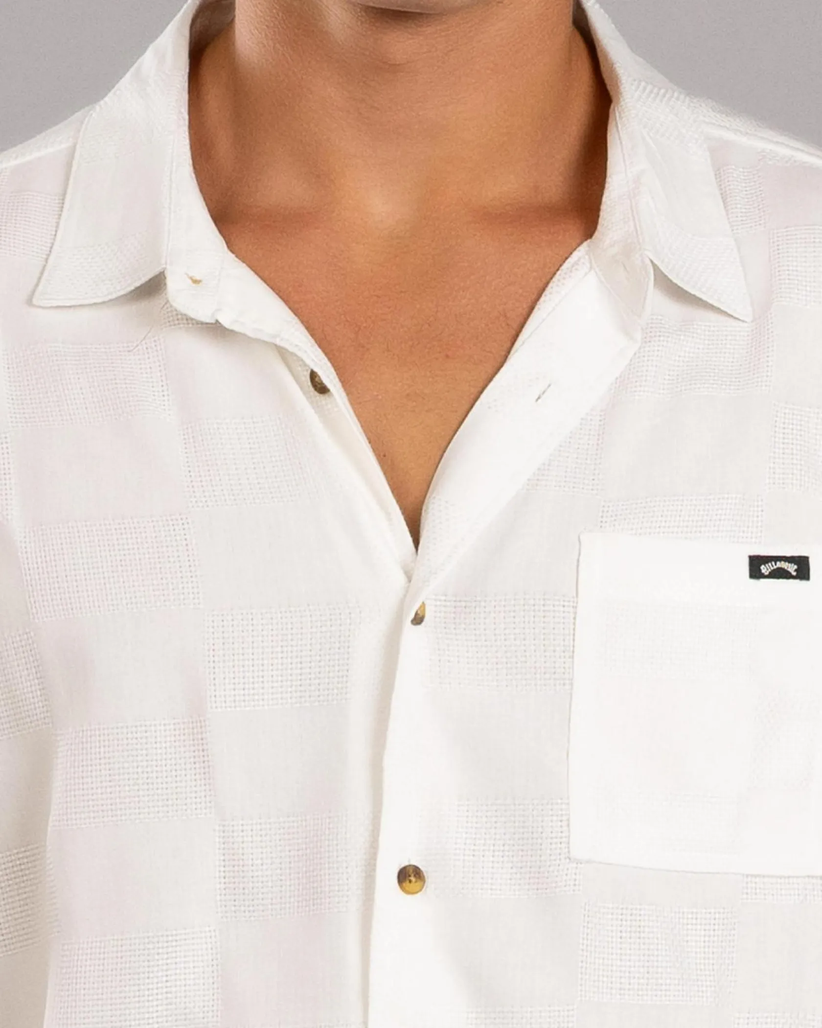 Billabong Sundays Jacquard Short Sleeve Shirt Off White Best
