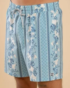 Billabong Sundays Lay Back Board Shorts Blue Shadow Online