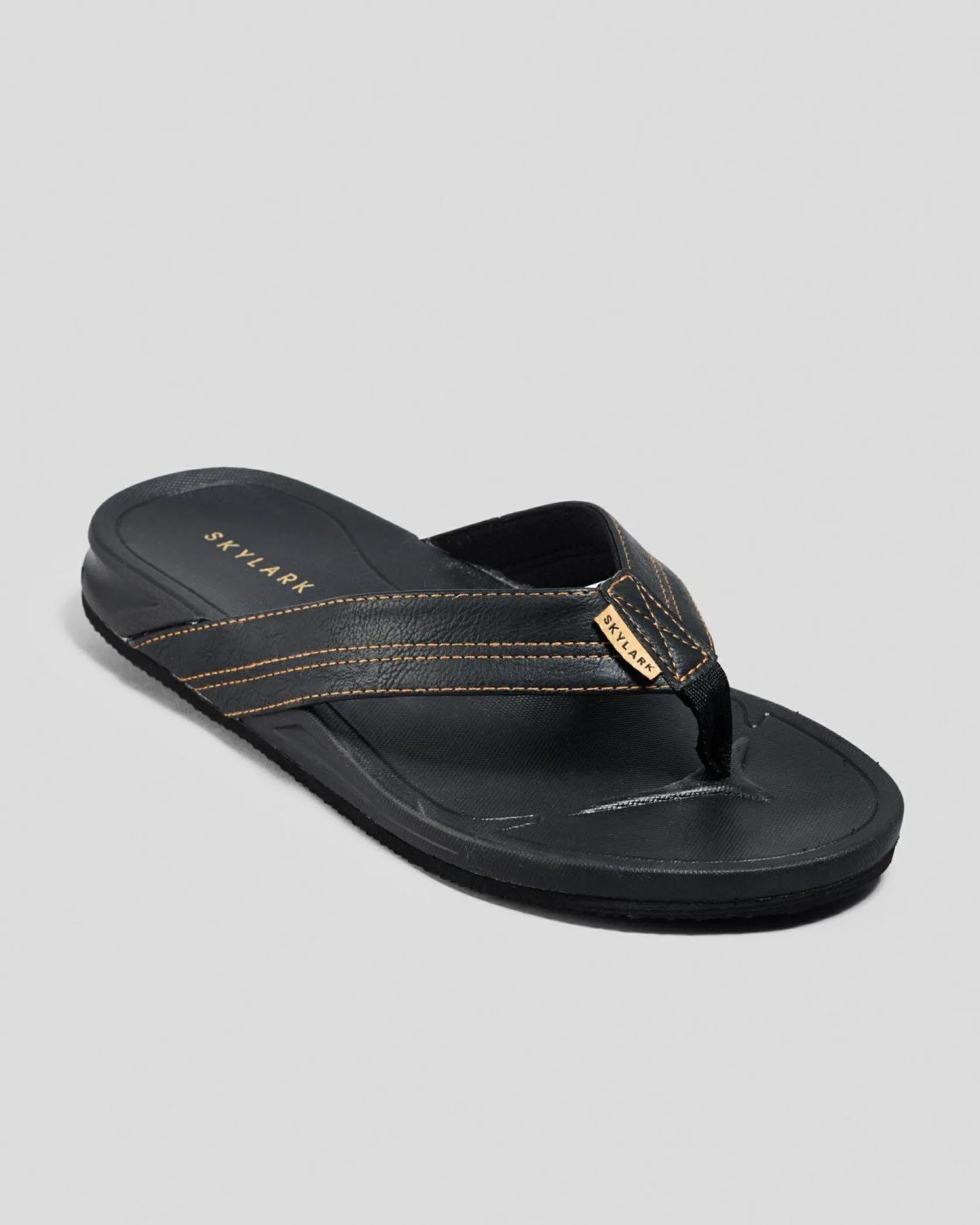 Skylark Sunny Thongs Black/tan Outlet