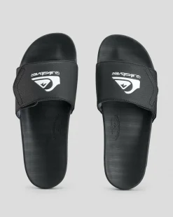 Quiksilver Sunset Adjust Slides Black Best