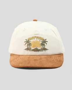 Rhythm Sunset Palm Cord Cap Stone/coffee Clearance