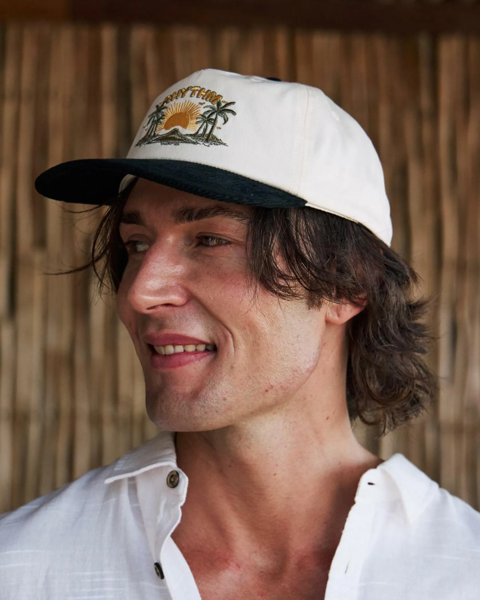 Rhythm Sunset Palm Cord Cap Stone/black Outlet